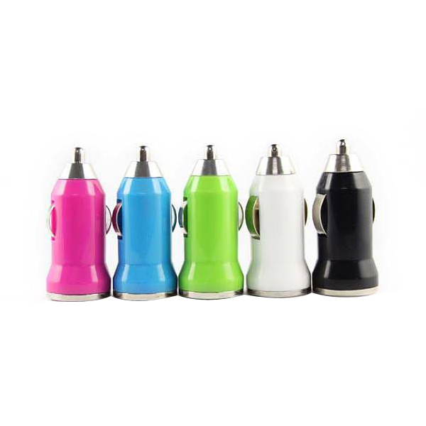 Universal 5V 1A in-Car Mini Bullet Compact Travel USB Car Charger Adapter for Smartphones