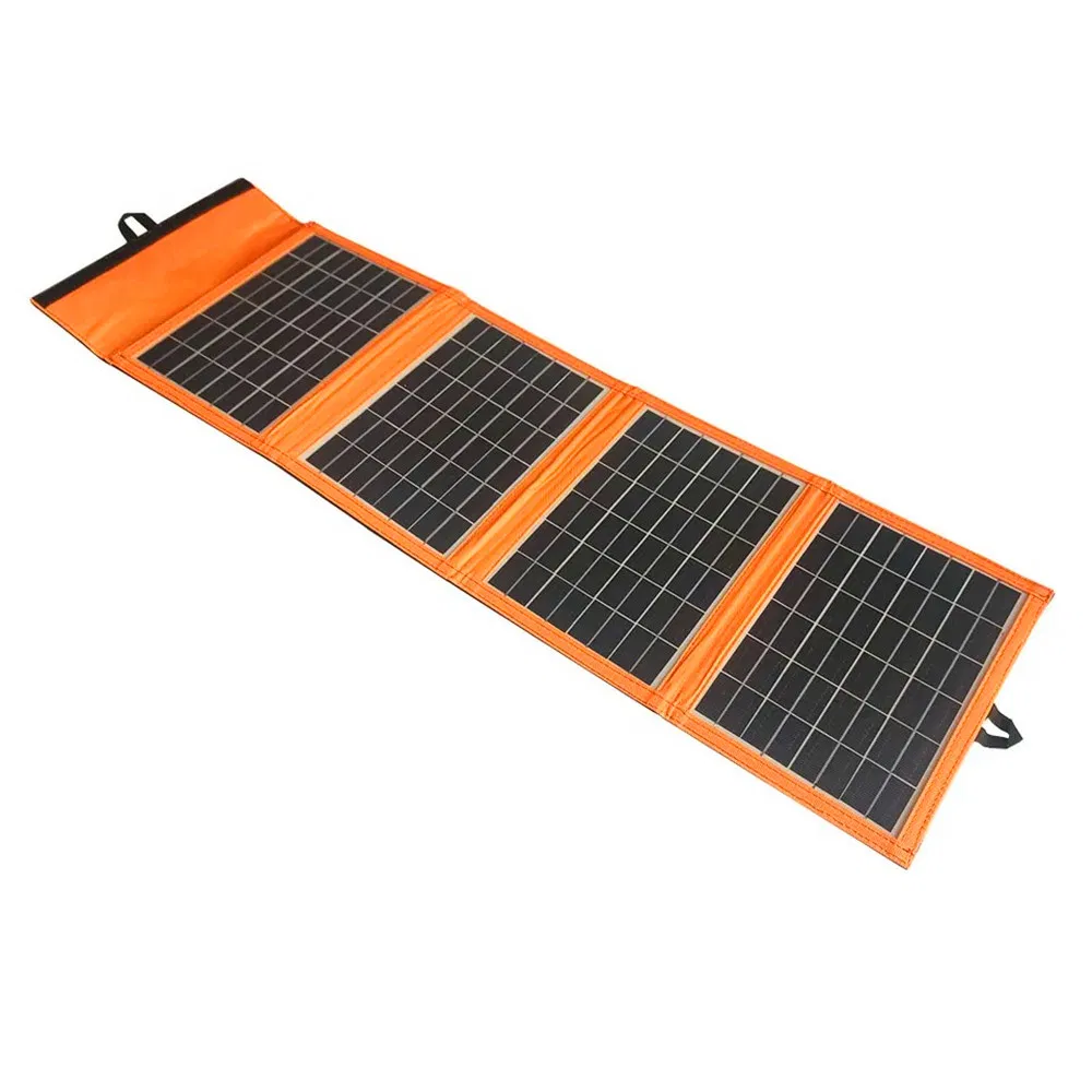 4 Foldable Portable Solar Panel 20W Output 5V 2 USB Waterproof Solar Battery Panel Portable Charger