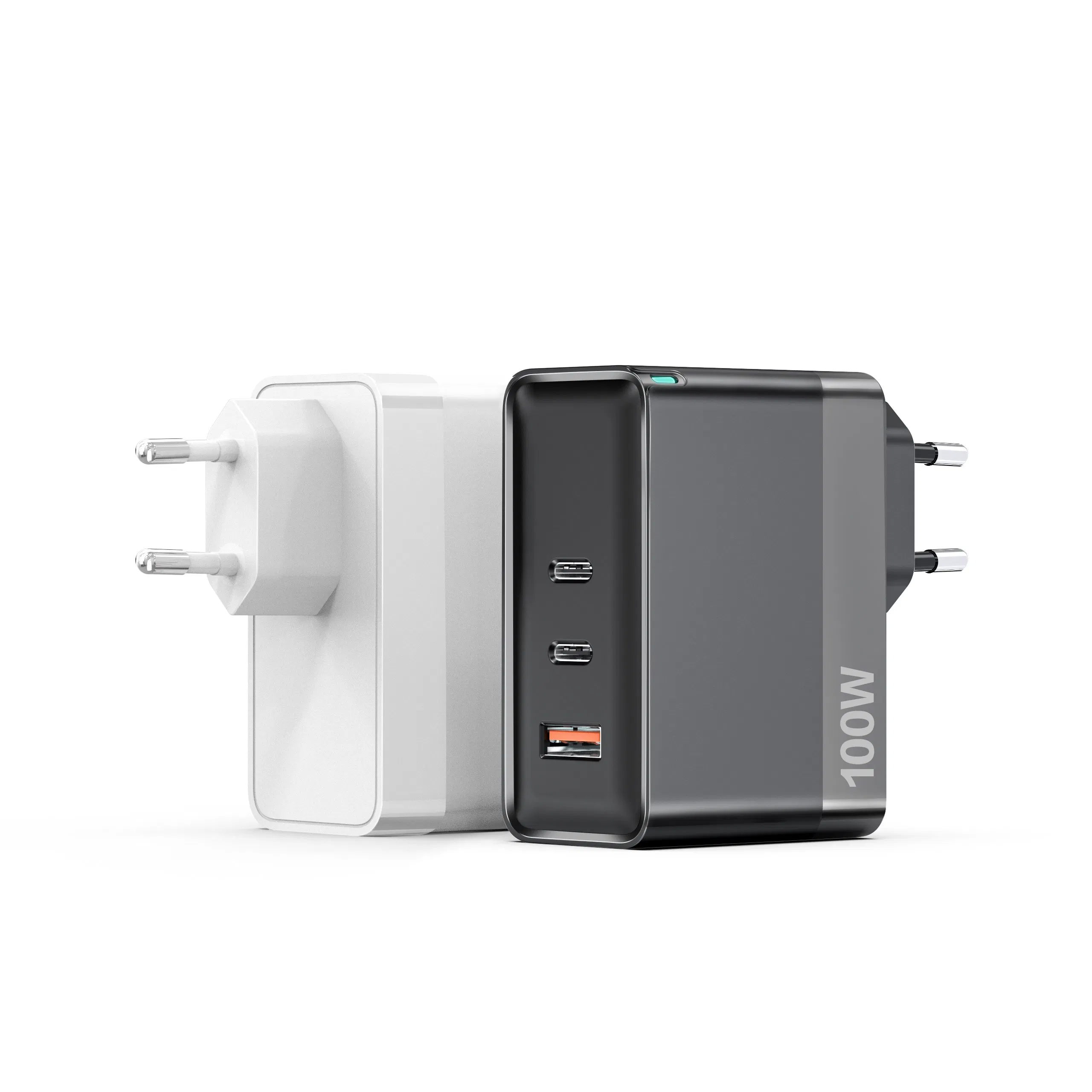 Wholesale 100W Pd a+Dual USB C Fast Charger Portable Adapter Mobile Charger for Us EU UK Plug