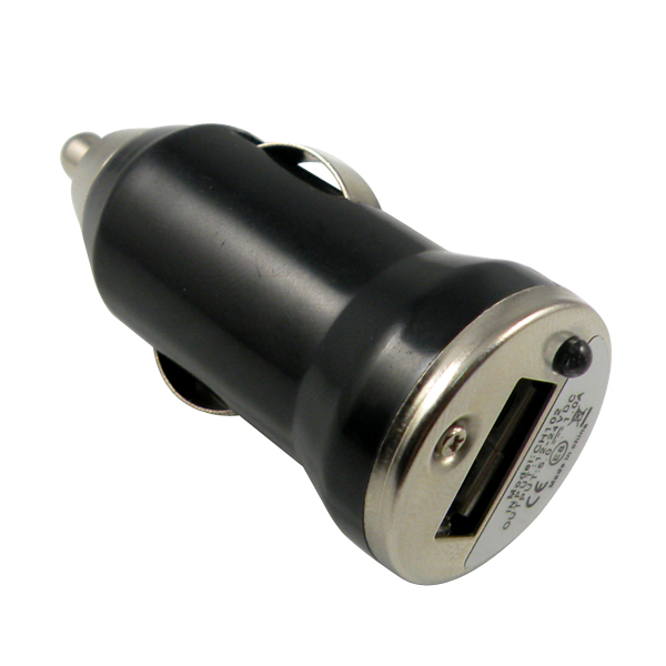 Universal 5V 1A in-Car Mini Bullet Compact Travel USB Car Charger Adapter for Smartphones