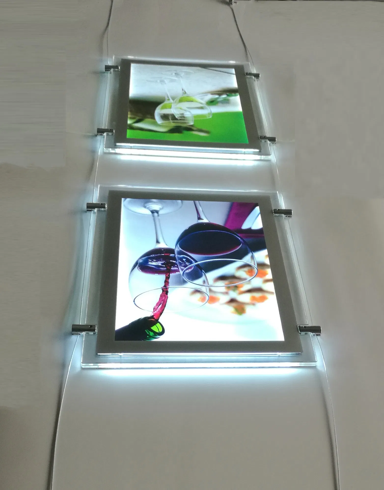 Wholesale Real Estate Agent LED Cable Kit Window Display Advertising Light Box