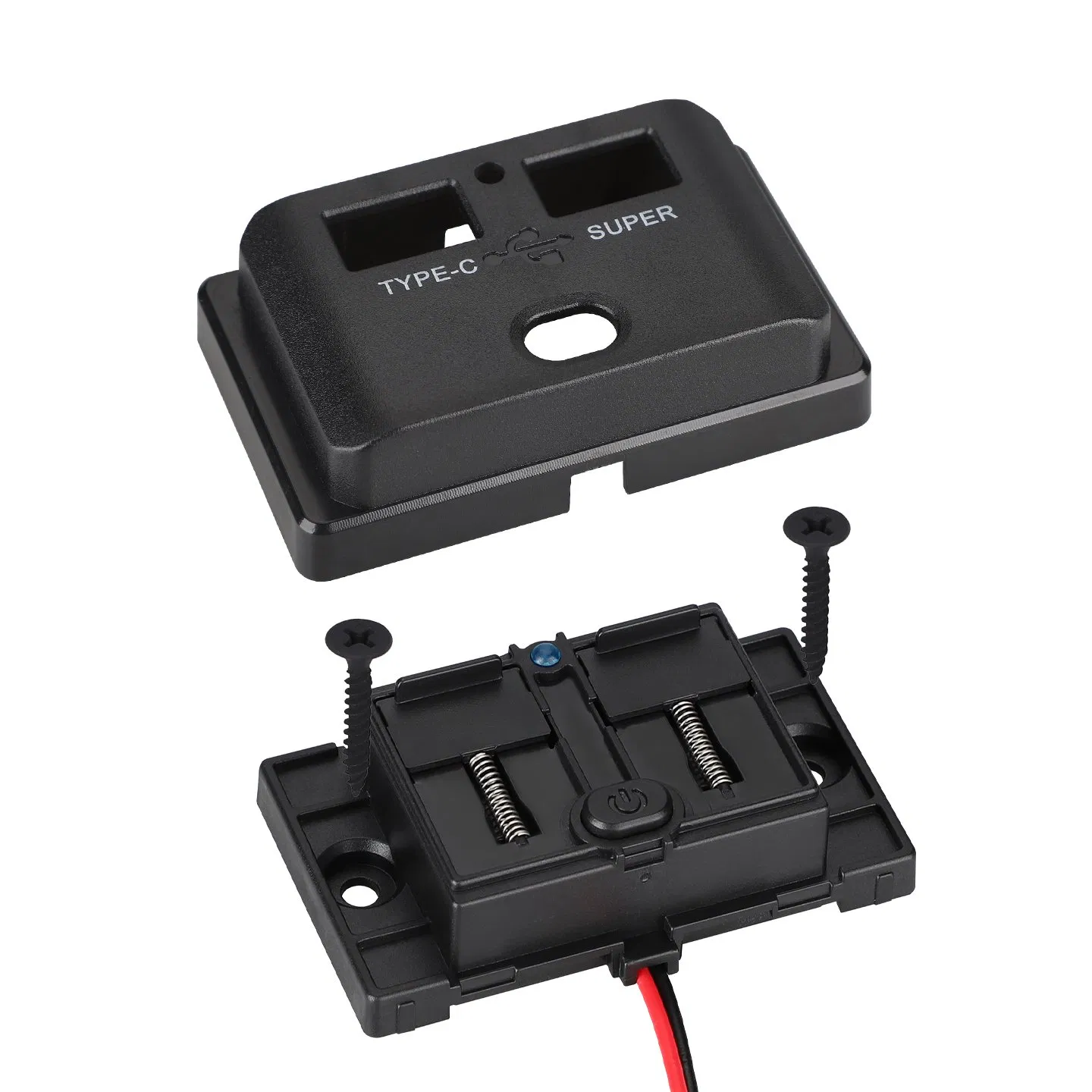 Bus Seat Back USB Power Outlet Dual Port Type C Pd USB Charger Socket a with Protection