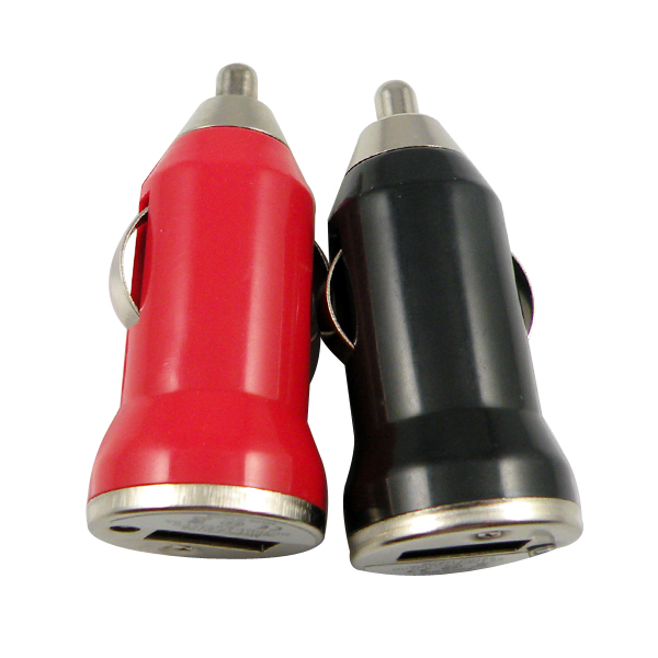 Universal 5V 1A in-Car Mini Bullet Compact Travel USB Car Charger Adapter for Smartphones