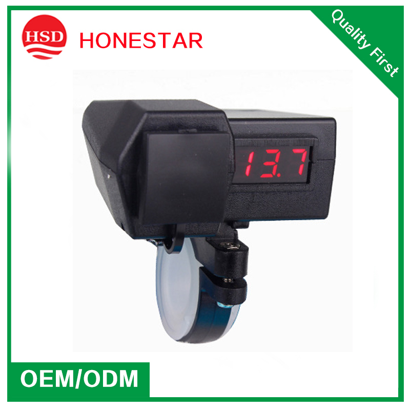 Motorcycle Accessories Dual USB Cigarette Lighter Voltmeter Display Waterproof Car Charger