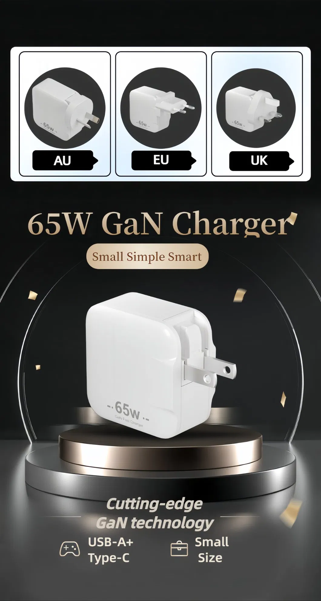 GaN Charger View 3