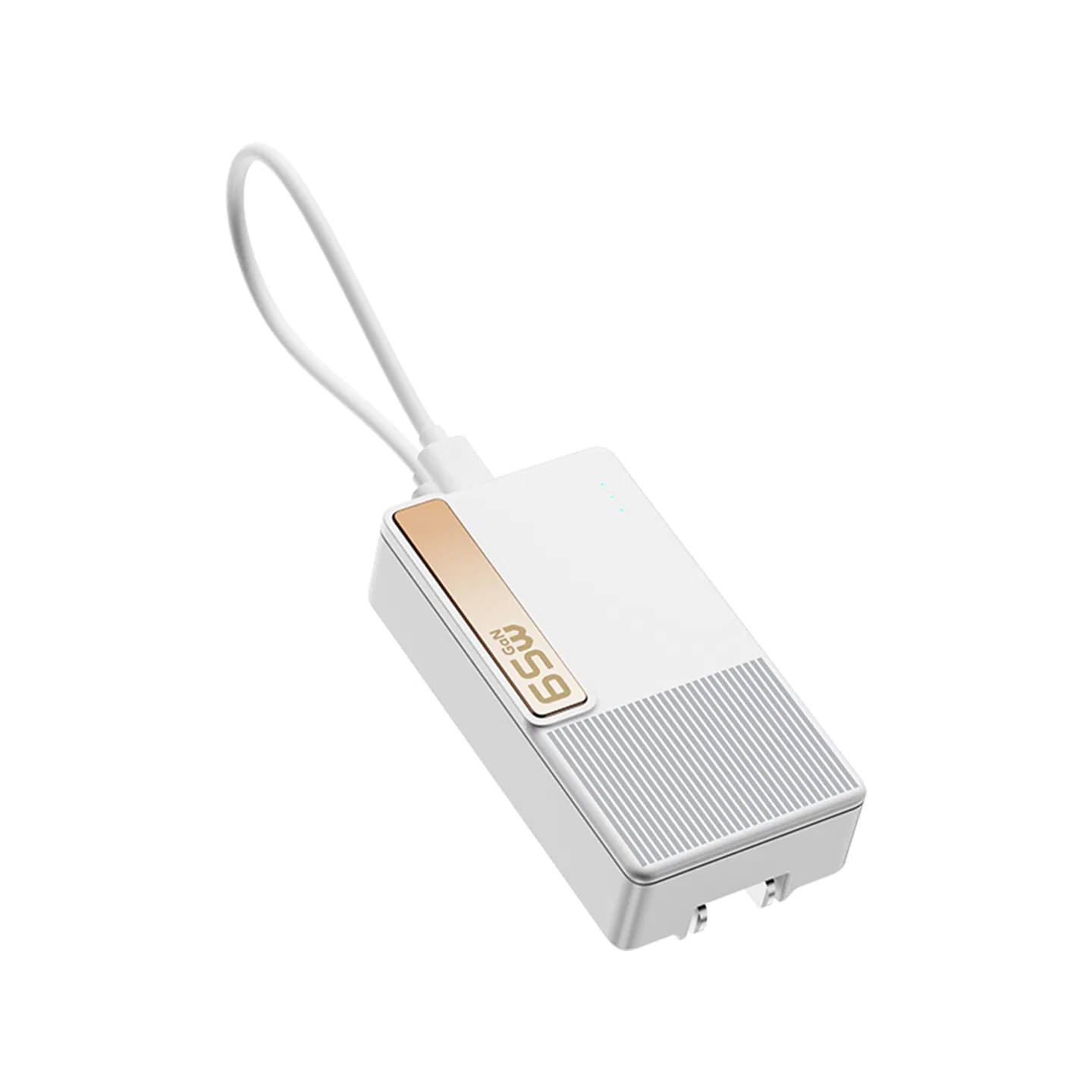 Versatile Use Portable Design Power Delivery 65W GaN Pd Wall Plug Charger for Tablets