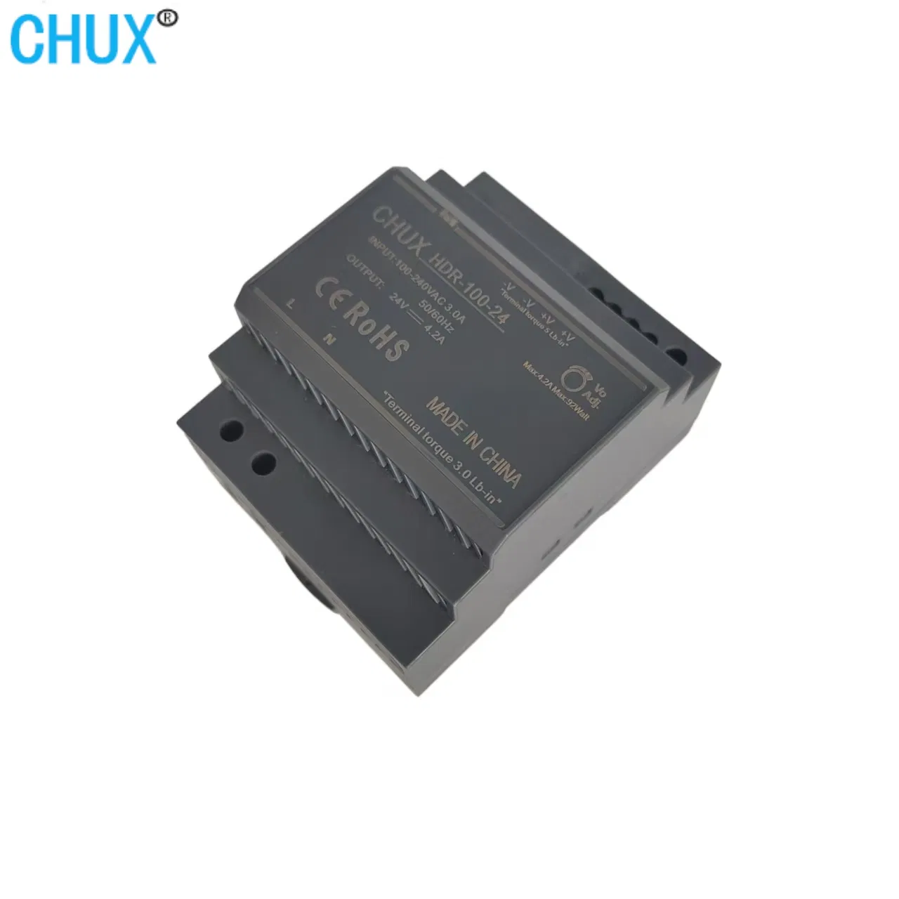 Hdr Series Switching Power Supply DIN Rail 15W 30W 60W 100W 150W AC/DC 12V 24V Industrial Ultra-Thin SMPS