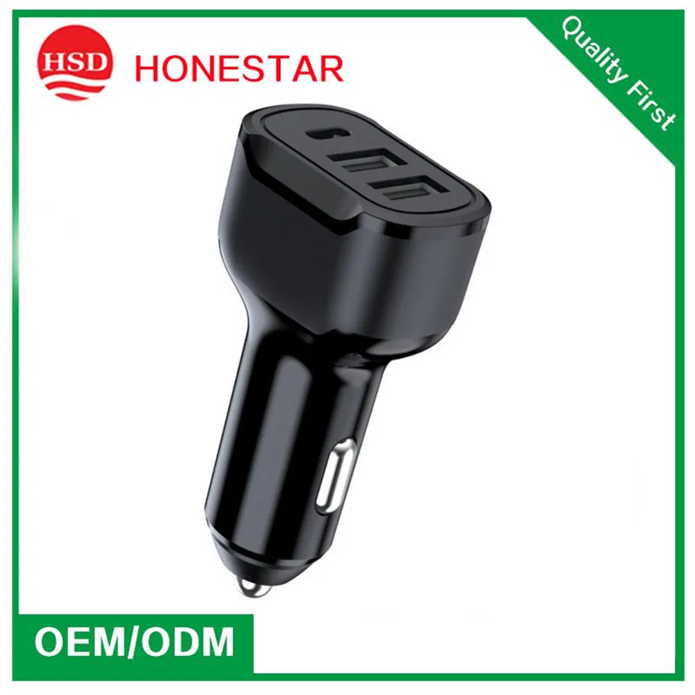 Super Fast Charging USB C Pd Car Charger Portable 100W for Mobile Phone Charger