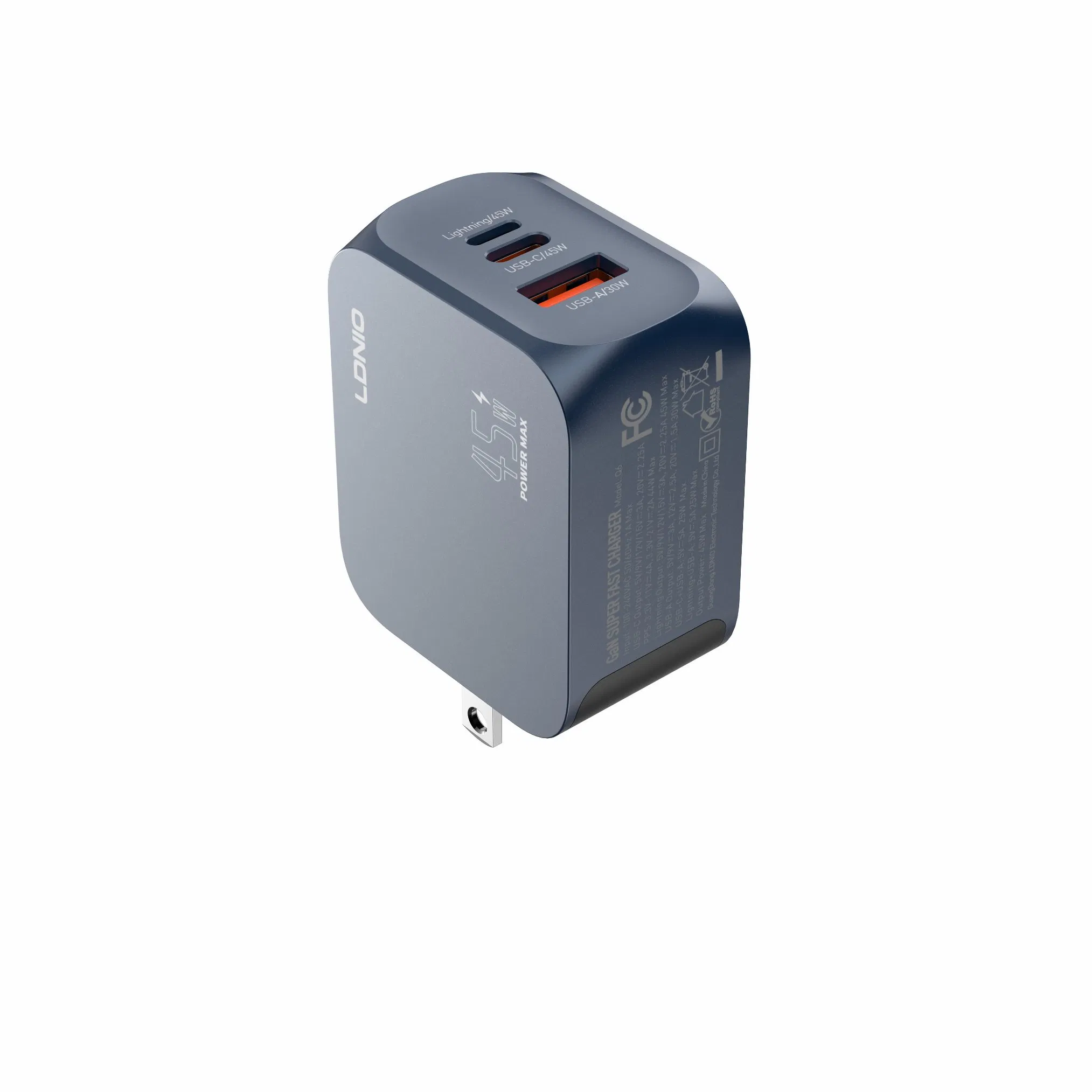 Ldnio Q6 45W GaN Fast Charger with USB-C Power Delivery