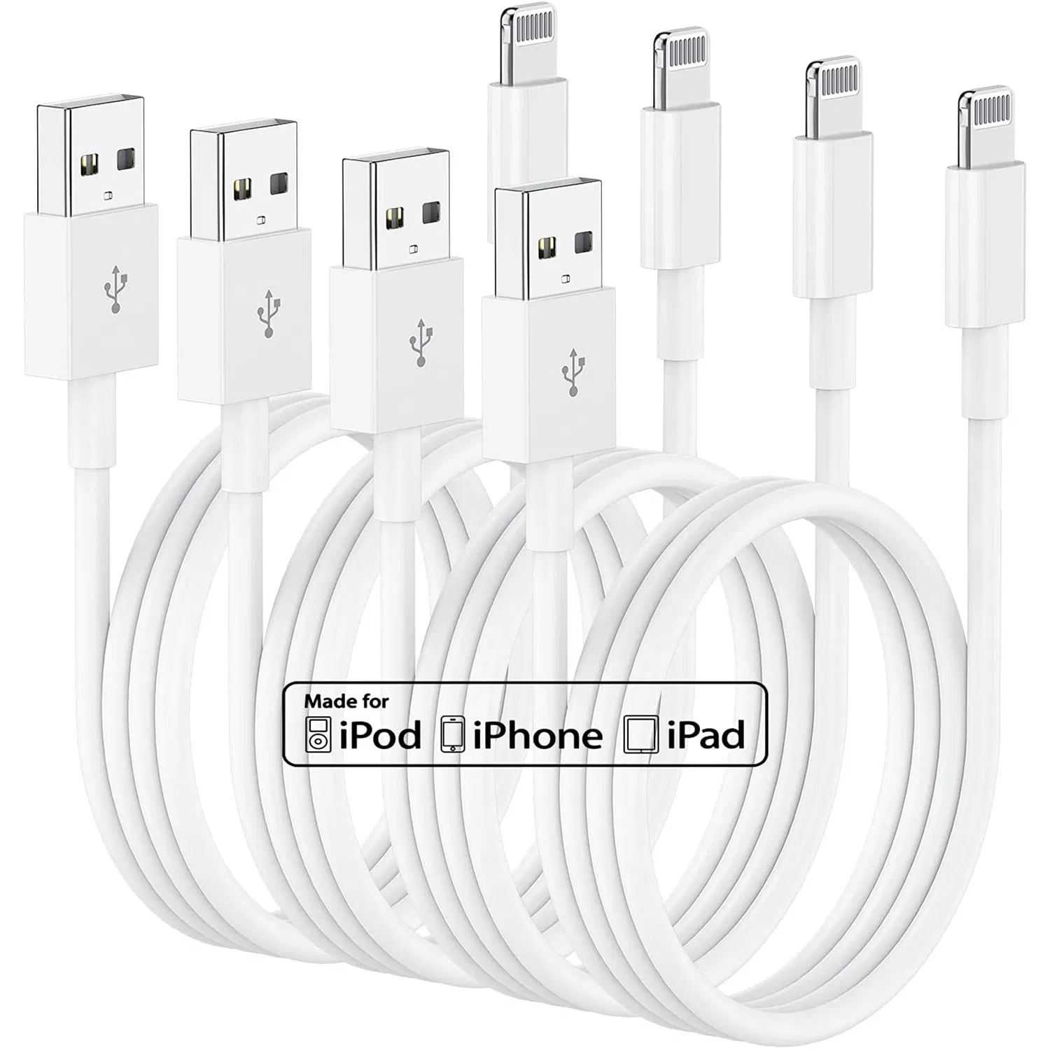 Apple Mfi Certified Lightning USB Cahrging Cable Data Sync Wire for Mobile Phone