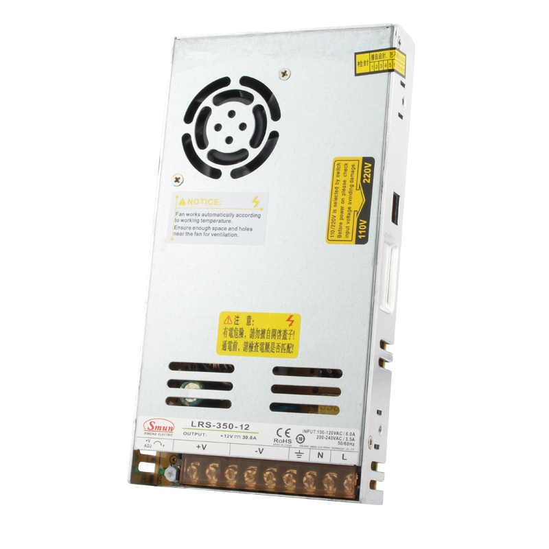 Smun Lrs-350-12 350W 12VDC 29A AC-DC Industrial Switching Power Supply