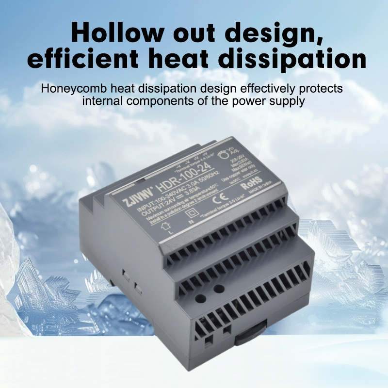 15W 30W 60W 100W 150W Hdr Series Switching Power Supply DIN Rail AC-DC 12V 24V 36V 48V SMPS for Industrial Equipment Hdr-15 Hdr-30 Hdr-60 Hdr-100 Hdr-150