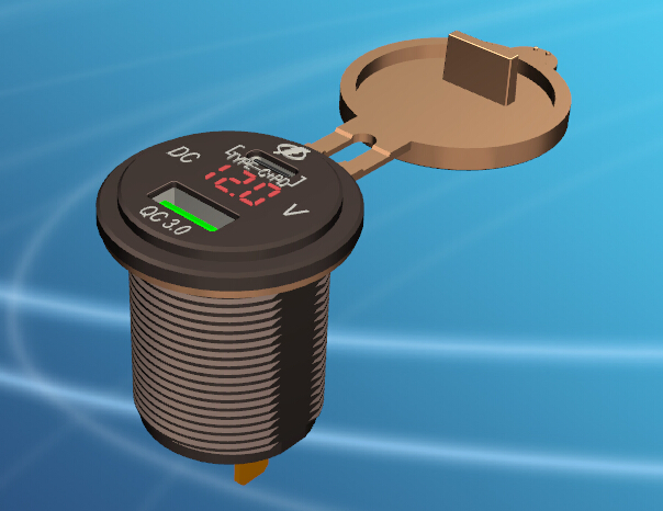 Fast Type C Pd Car Charger with USB Power Delivery 2.0 Quick Charge QC3.0