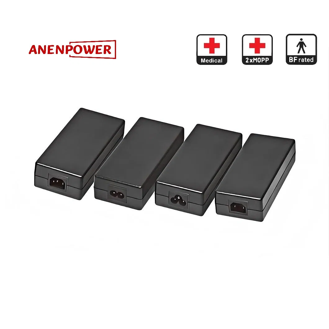 IEC/UL 60601 Compliant 24V 10A Desktop Medical Power Adapter &amp; Switching Power Supply 2*Mopp UL CE Ukca Rcm