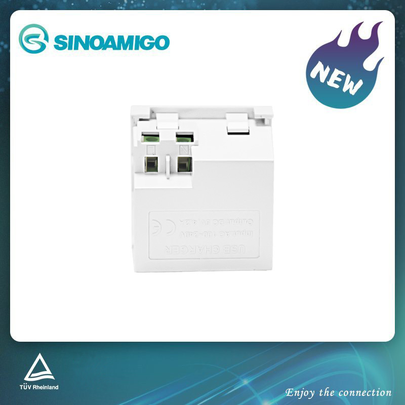 Wholesale 2.1A TUV Dual Port USB Phone Charger