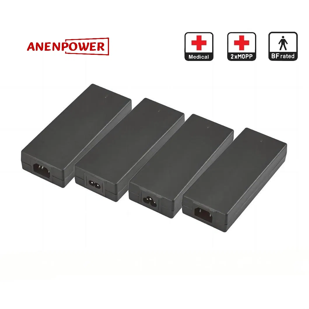 IEC/UL 60601 Compliant 24V 12.5A Desktop Medical Power Adapter &amp; Switching Power Supply 300W 2×Mopp Isolation UL CE Ukca Rcm Certified
