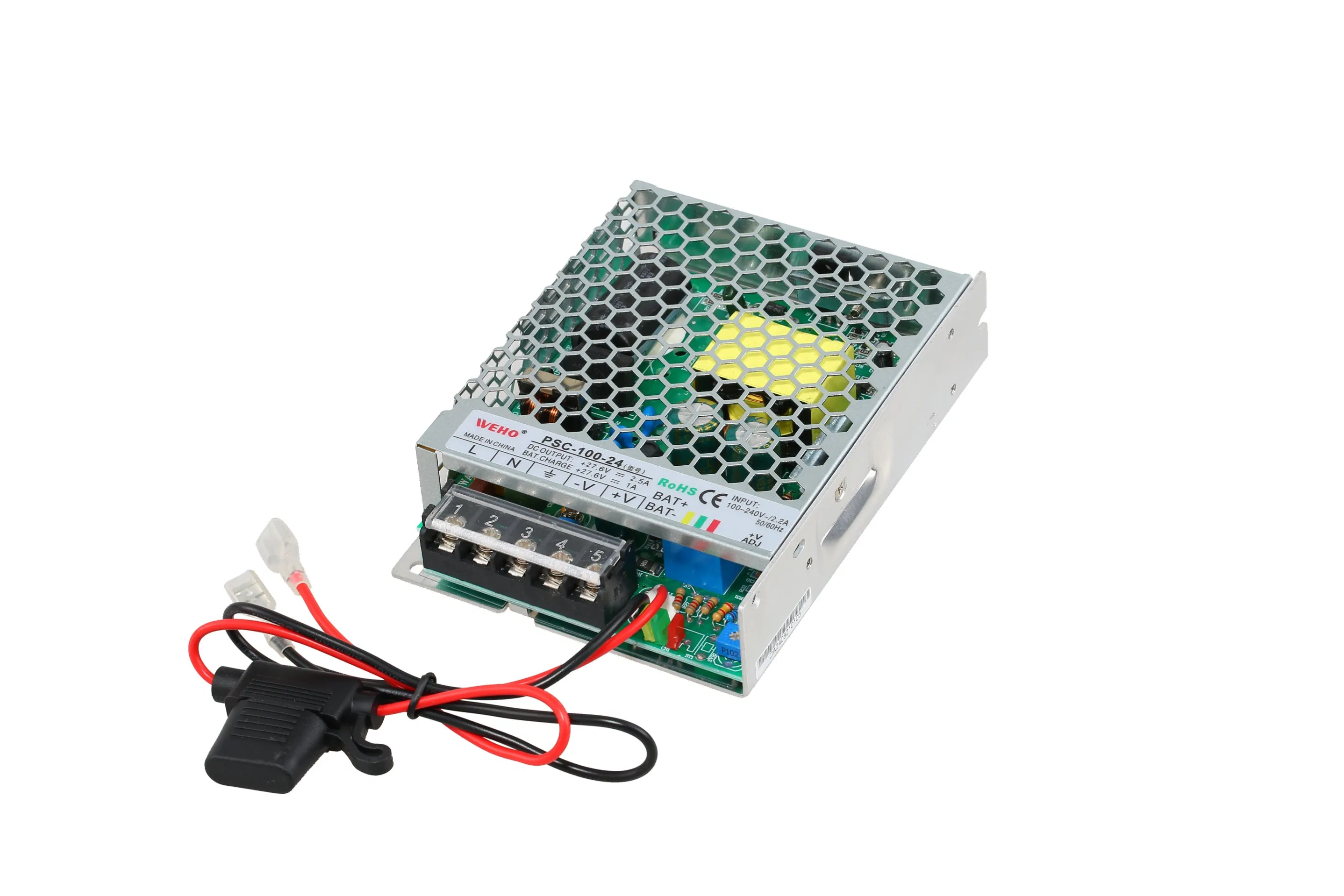 Psc-100-24 100W CH1/CH2 27.6V 2.5A 1A (Charger) AC to DC Industrial 3 Years Warranty High Efficiency Switching Power Supply