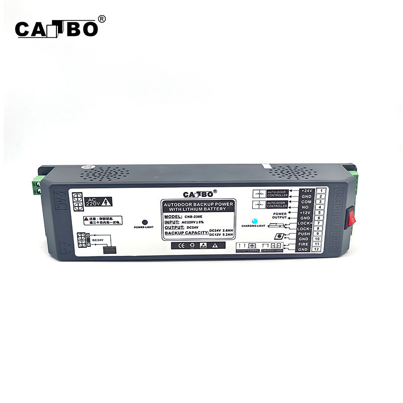 Cnb-236e Lithium Battery DC 12V 24V Adapter Portable Backup Power Supply for Automatic Door Operator