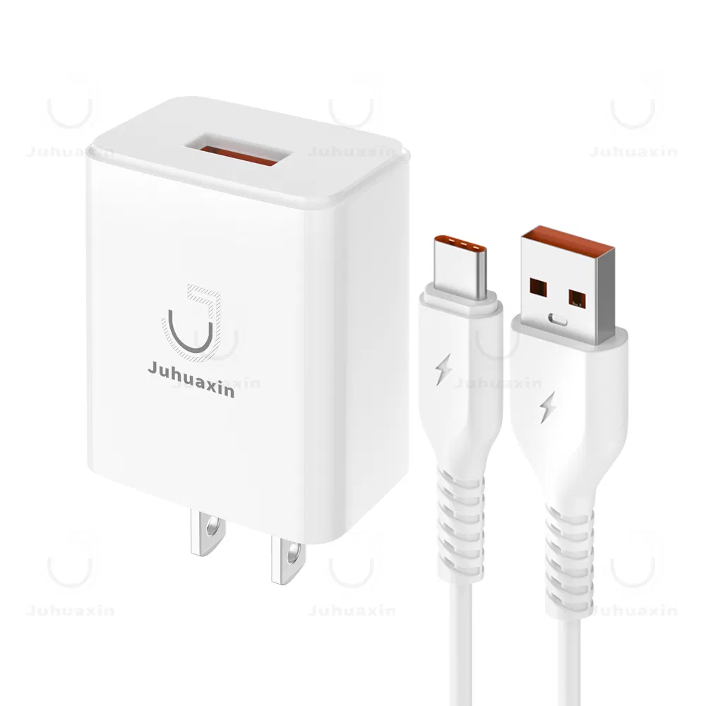 Compact Juhuaxin Ju-A10 2.4A USB Travel Adapter Charger for Fast Device Charging