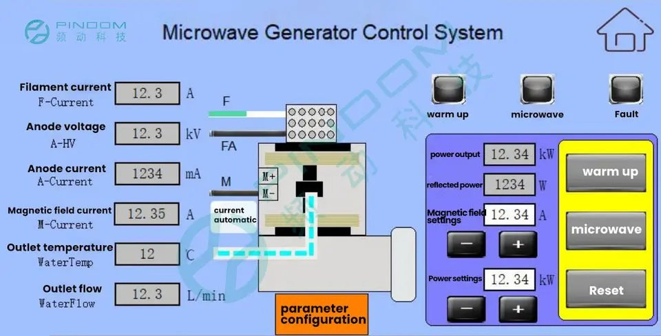 6000W Voltage DC Industrial Machinery Equipment Switching Power Supply 6kw Microwave Frequency Generator