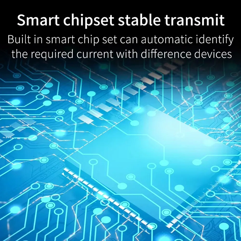 Fast Delivery Super Power Car Charger Multi 5 Ports Multiple Devices USB Type-C Car Charger