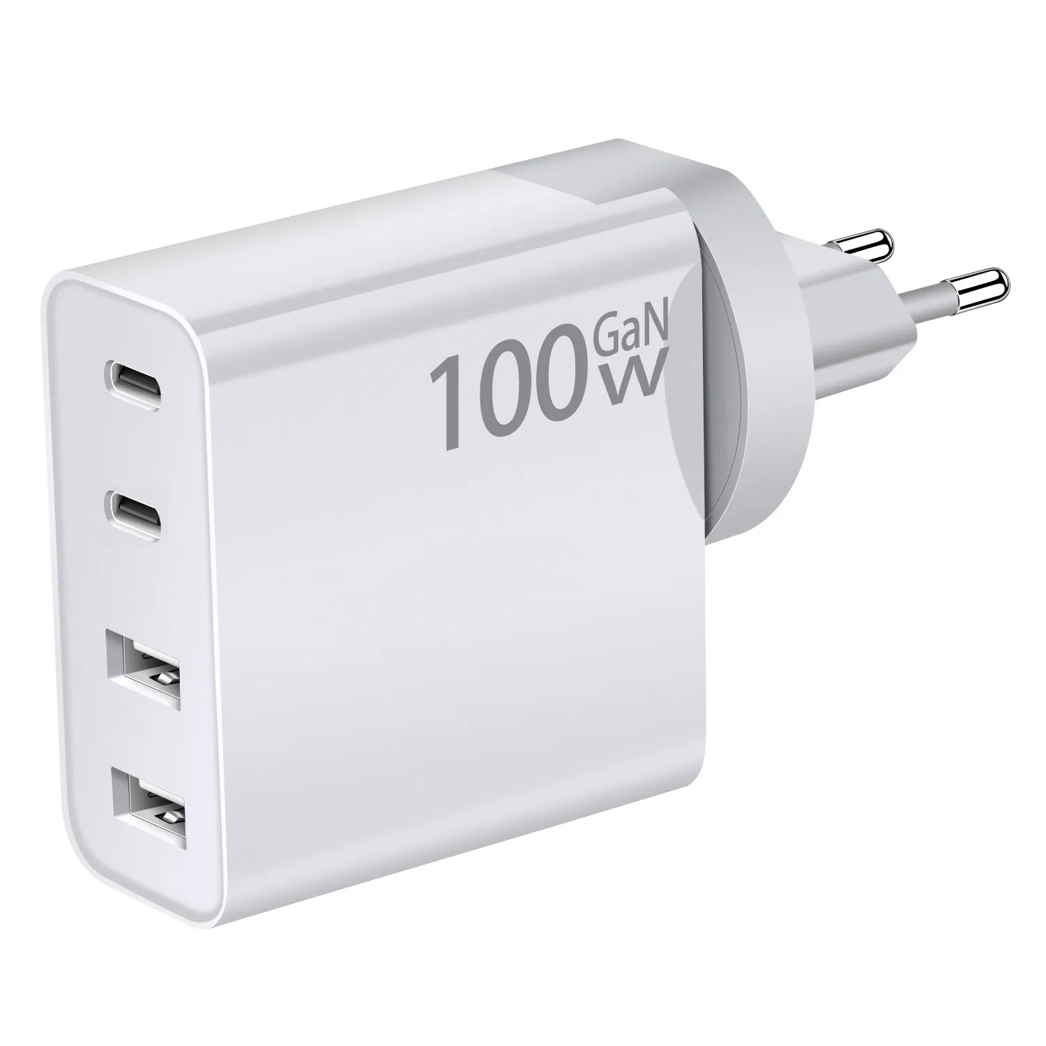 High-Speed 100W Type-C GaN Charger Super Fast 4-Port Travel Adapter with Pd Function for MacBook Mobile Phone Au Socket Standard