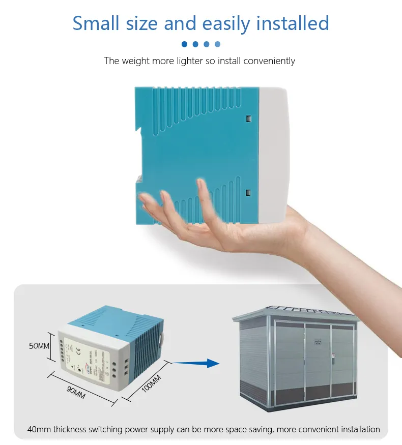 DIN Rail Power Supply View 2
