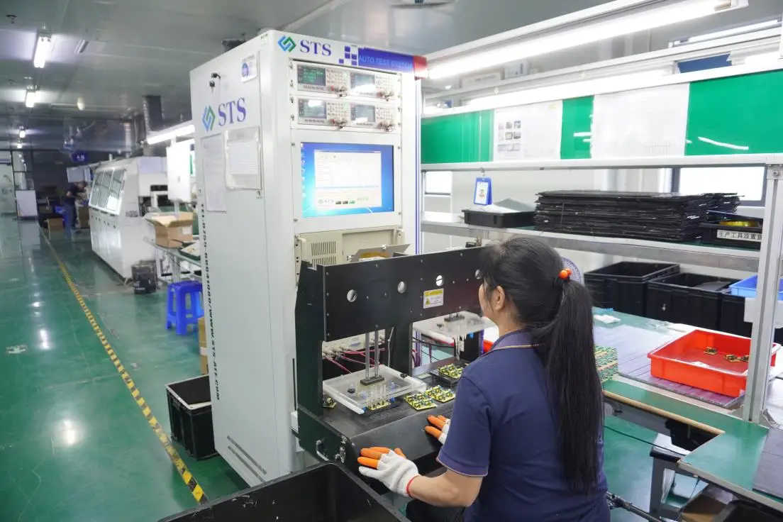 ATS automated testing system at Laisen Electronics production line