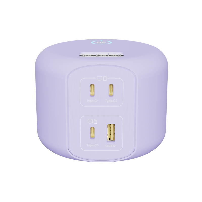 Pd Quick Charger 8 Ports 2 Type B AC Outlets Power Strip 4 USB C 2 USB a 100W Fast Charger for Mobile Phone