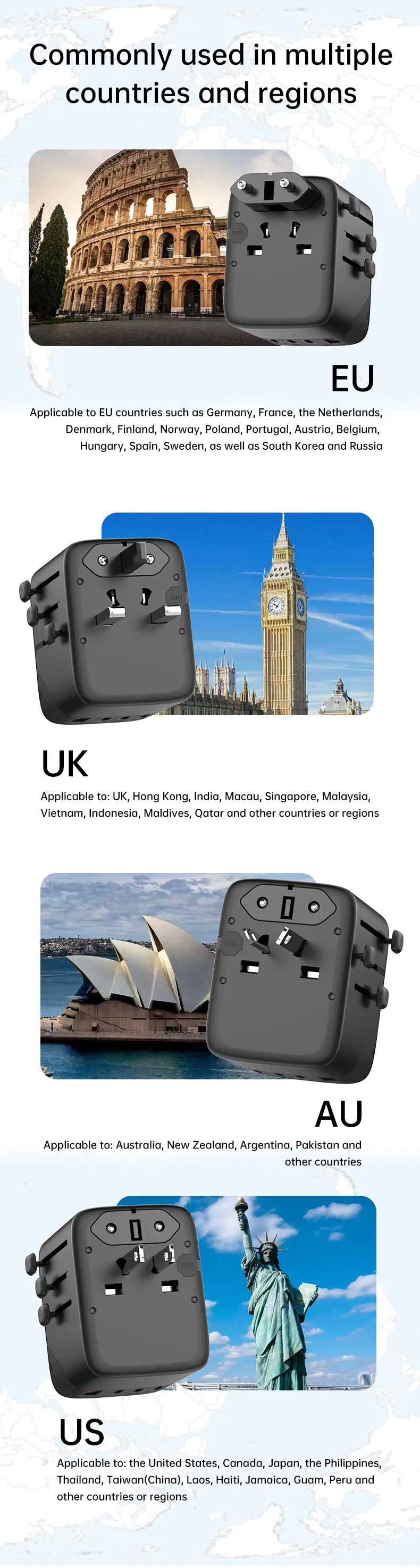 Travel Adapter Detail 8