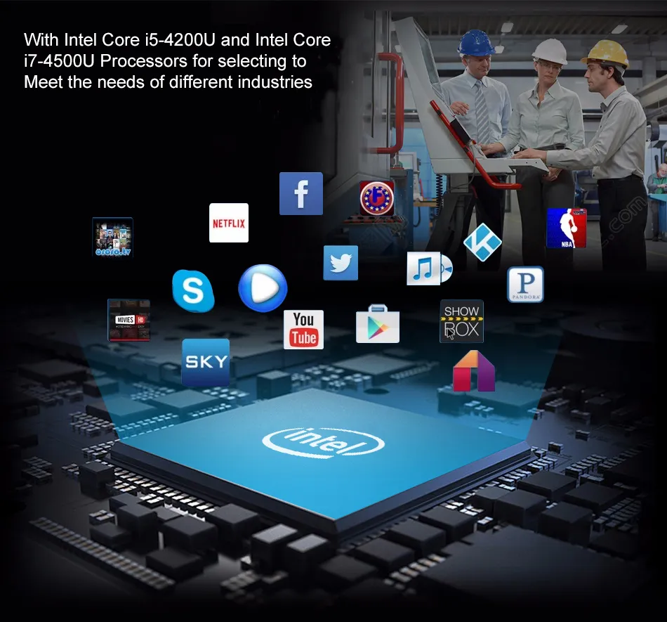 Fanless Mini PC Side