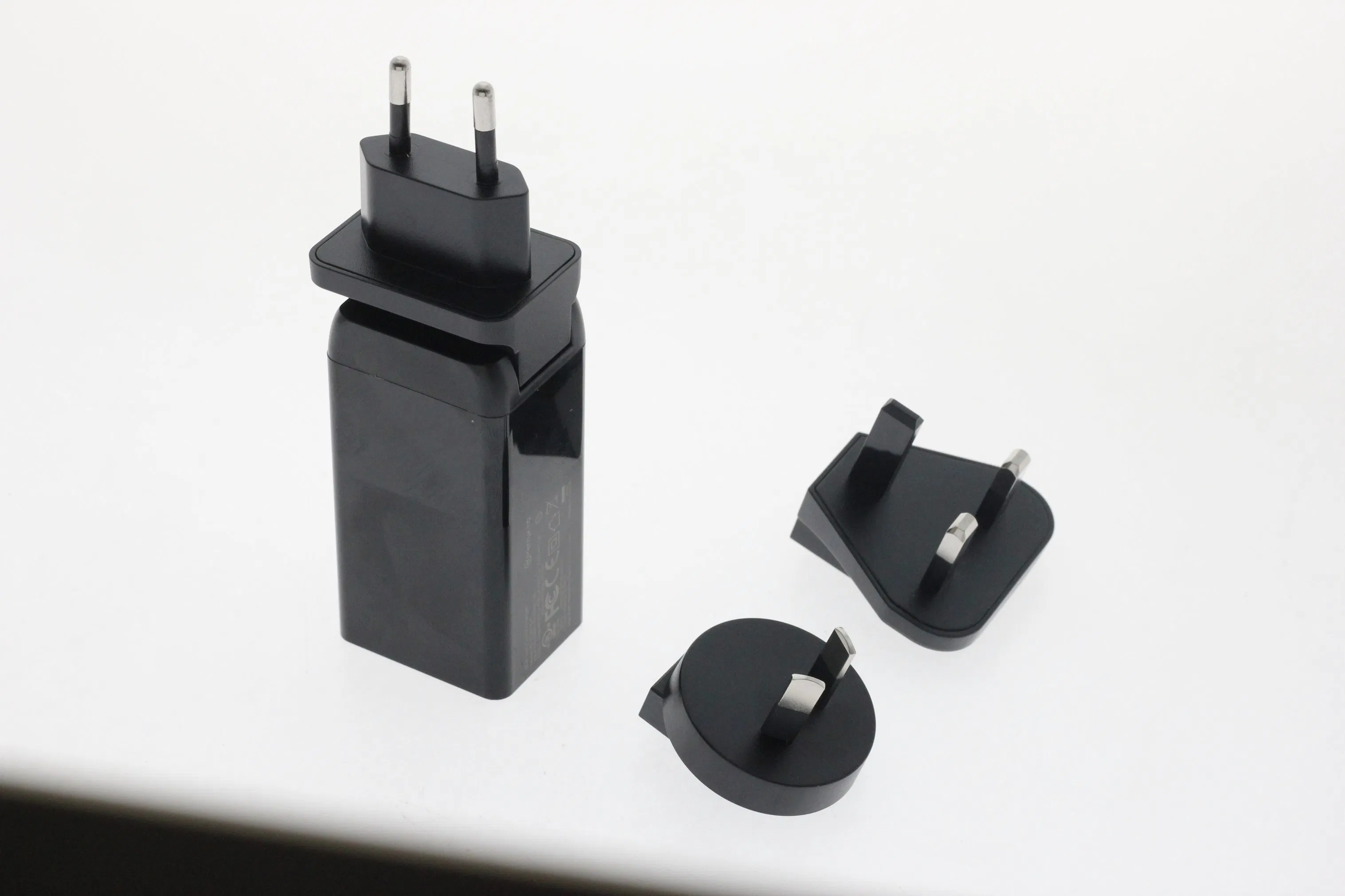 65W Three-Port GaN USB-C Wall Charger Power Delivery Pd for Laptops, Tablets and Phones