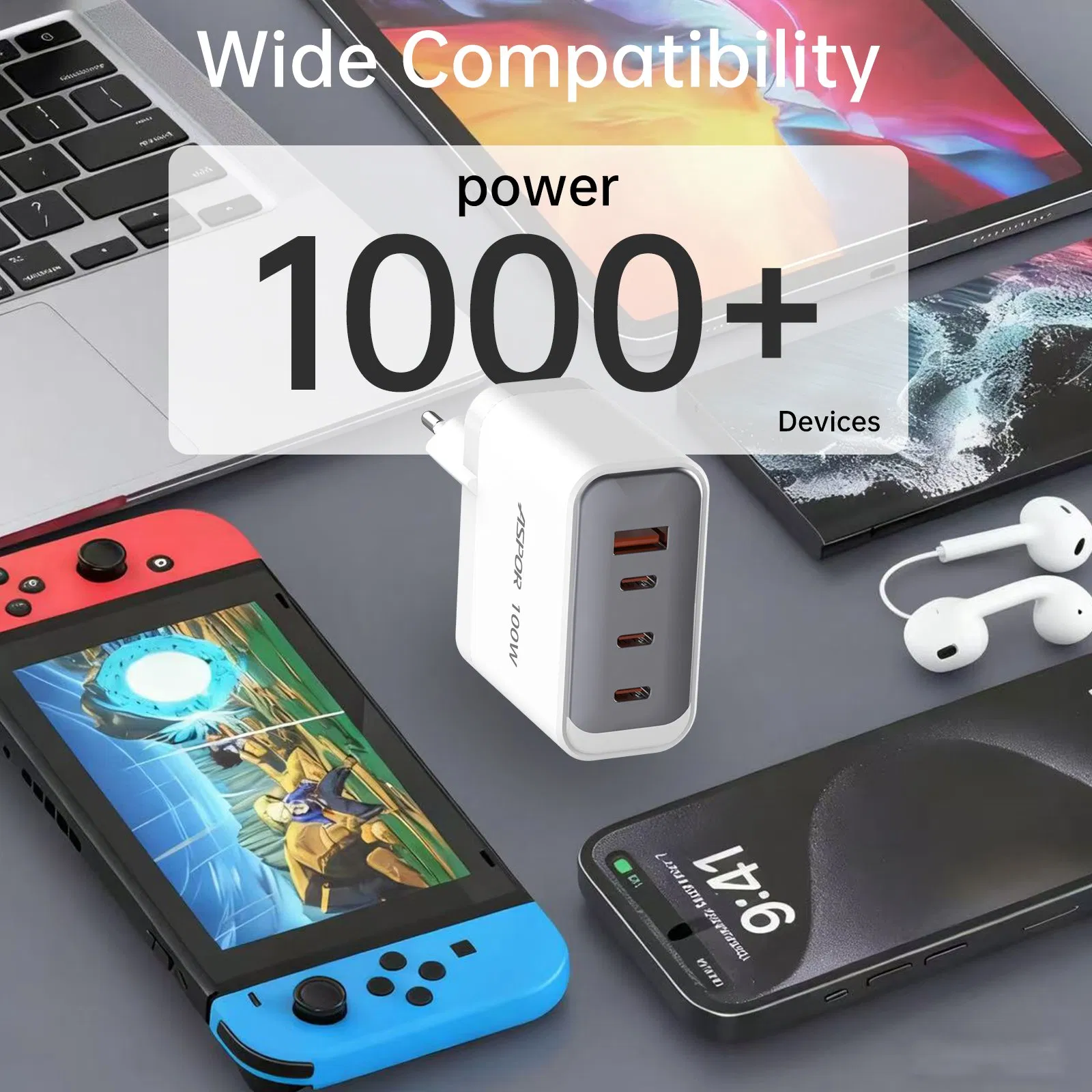 Aspor A837 Mobile Phone Accessories Phone Charger Type C Cable Fast Charging