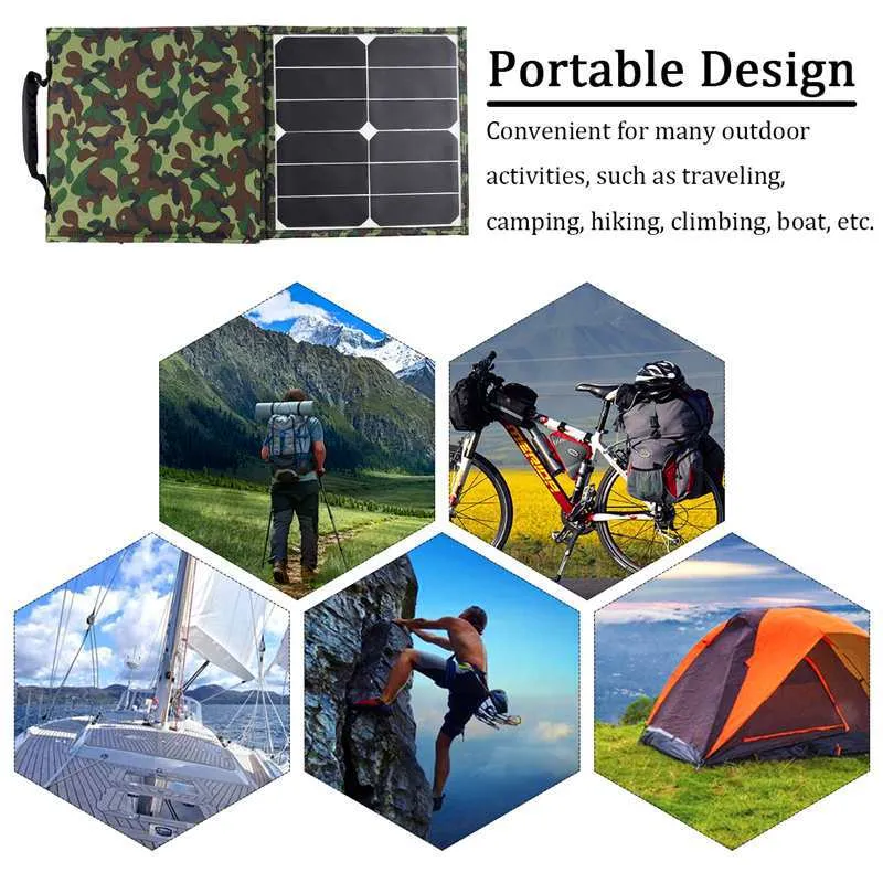 50W Foldable Solar Panel Image 1
