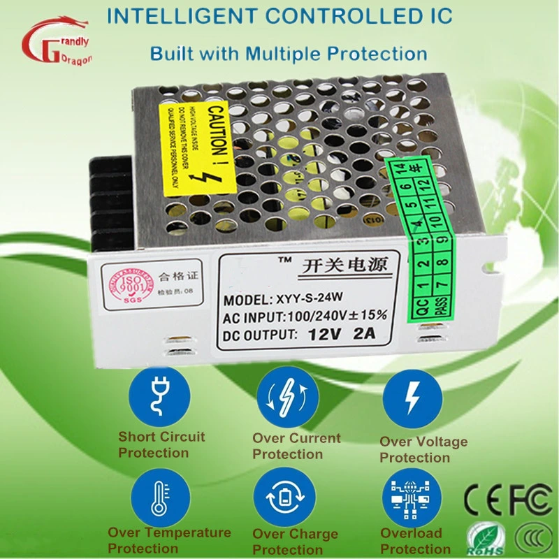 Mini LED Driver Battery Charger Switching Power Supply 12V 2A