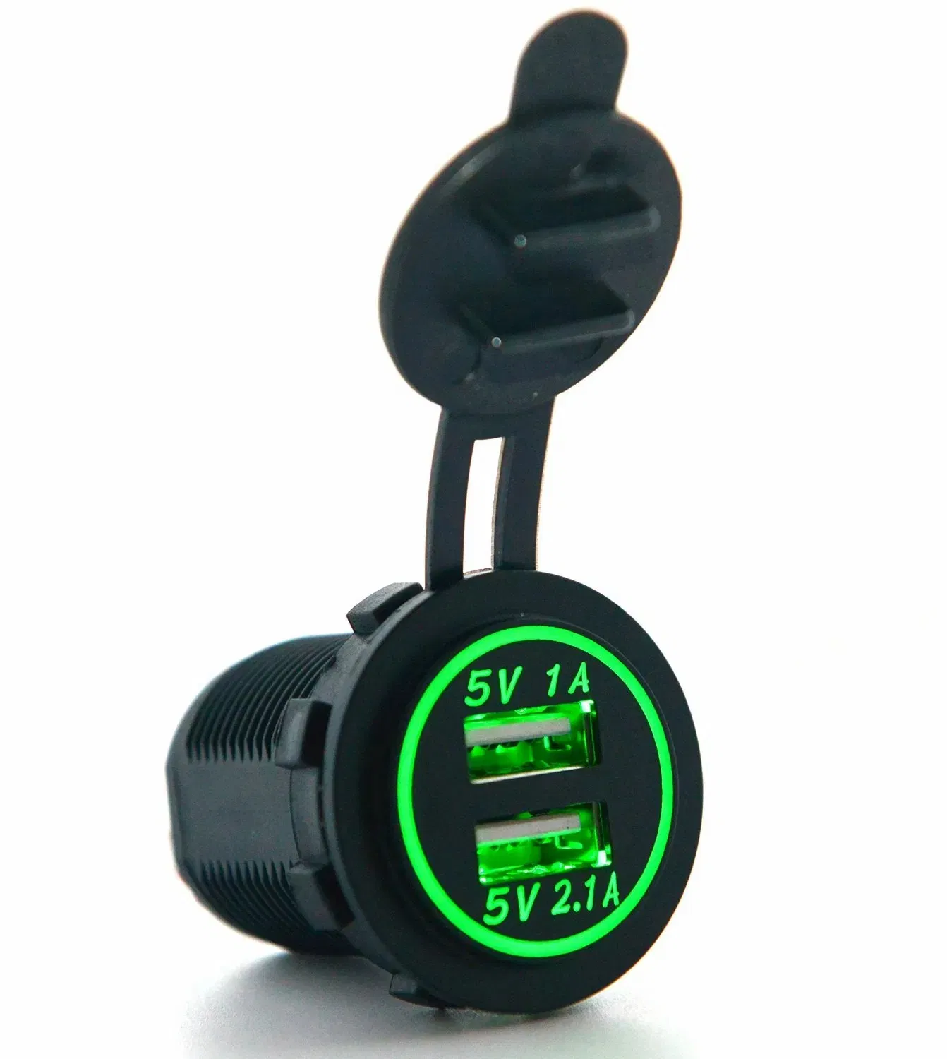 Mobile Phone Accessories, Power Adapter, Cigarette Lighter Socket, 12V Dual 2-Port USB Car Charger