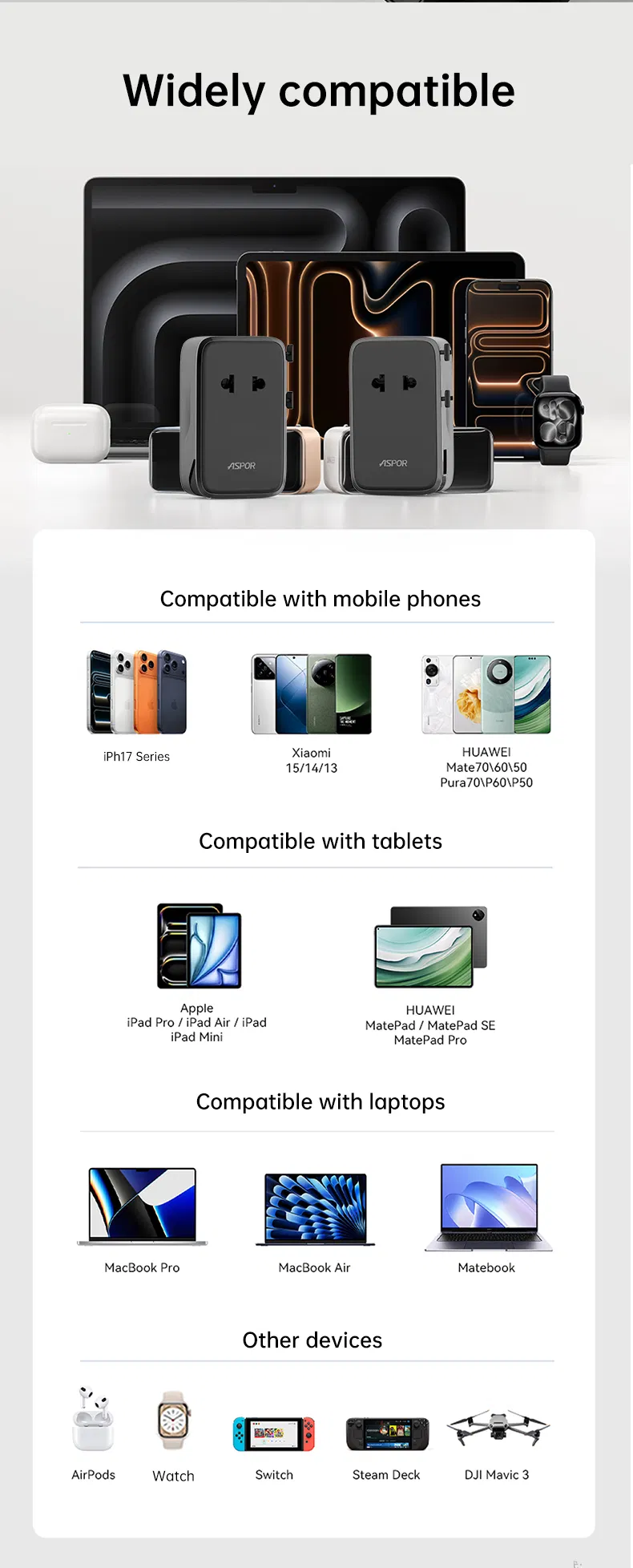 Travel Adapter Feature