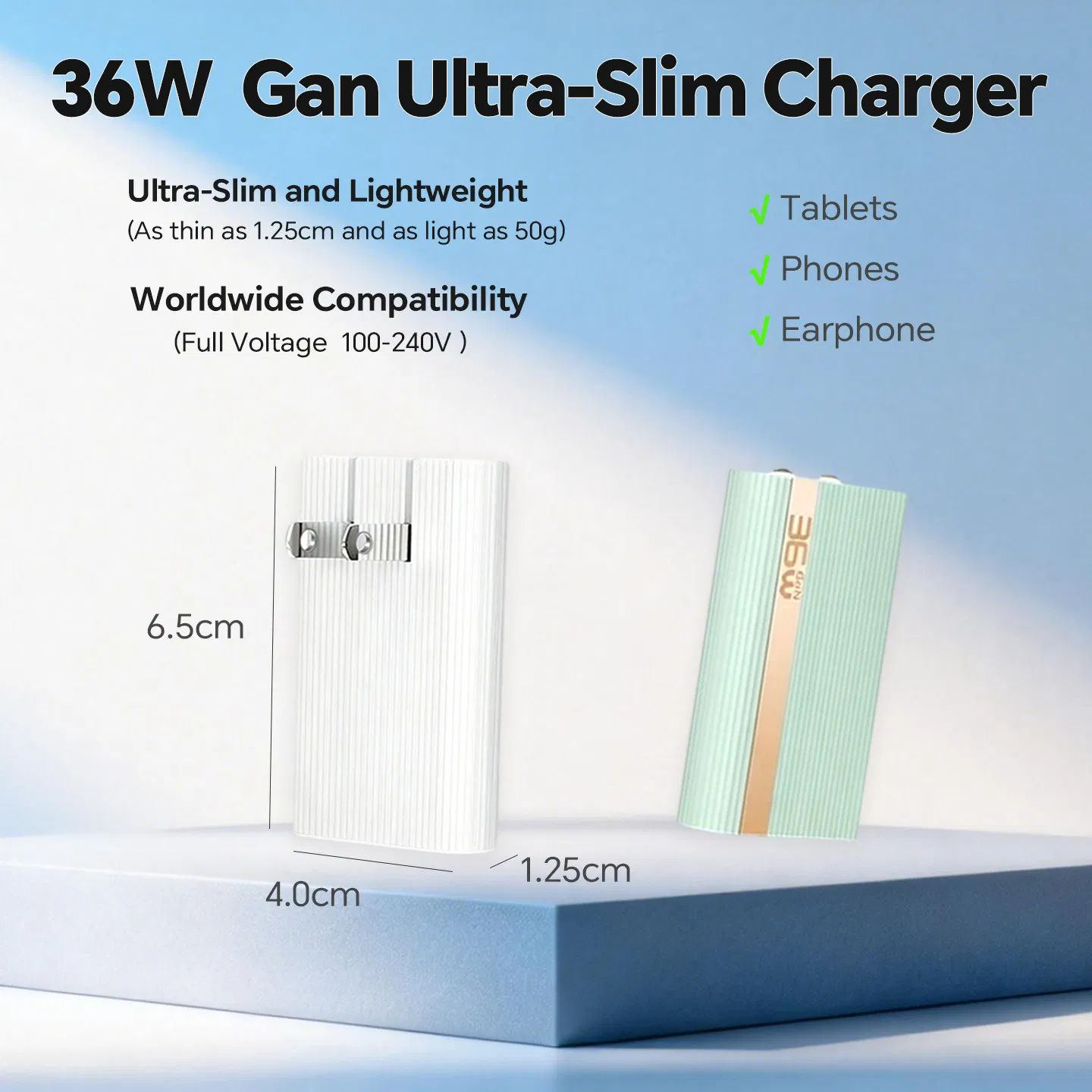 36W USB-C Pd Charger, Compact Lightweight for Travel Daily Gifting Use