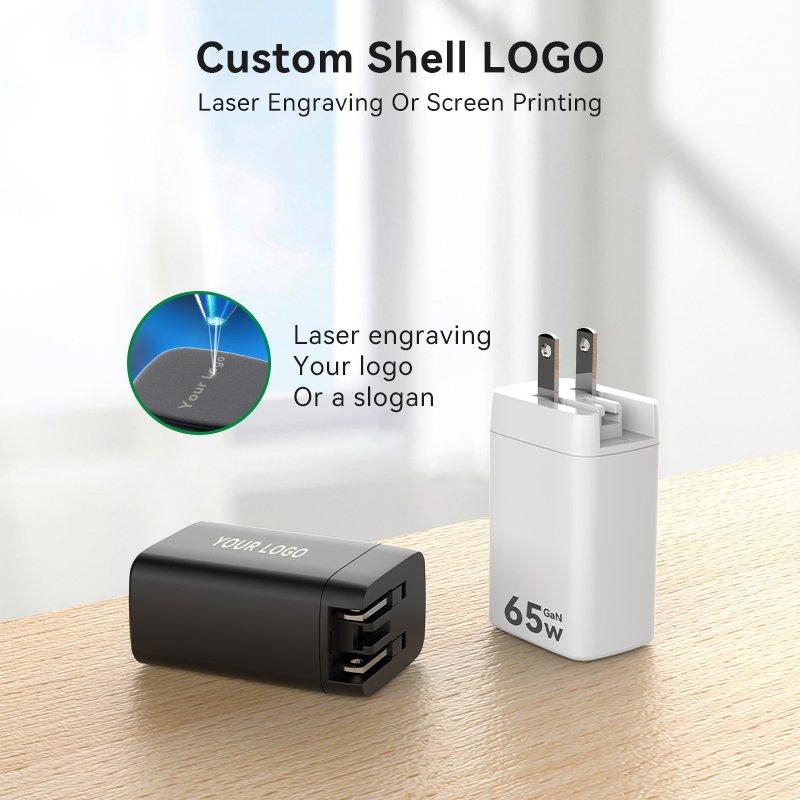 PPS Pd Fast Charger Multiport USB C Wall Charger 65W GaN USB-C Wall Charger for Laptops, Tablets and Phones with Power Delivery