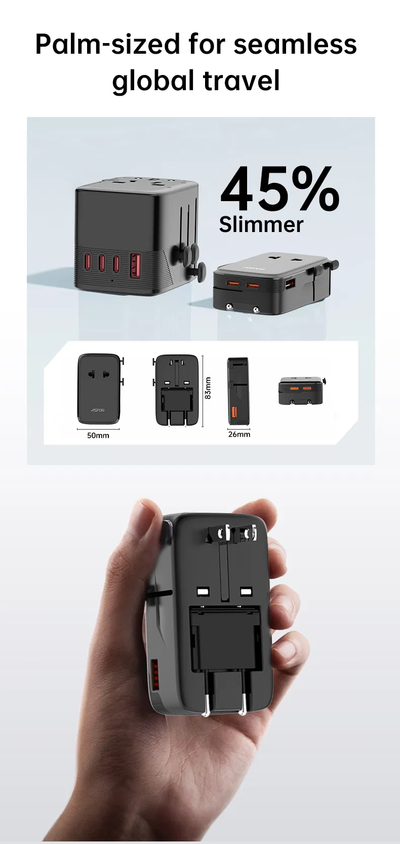 Travel Adapter Detail 7