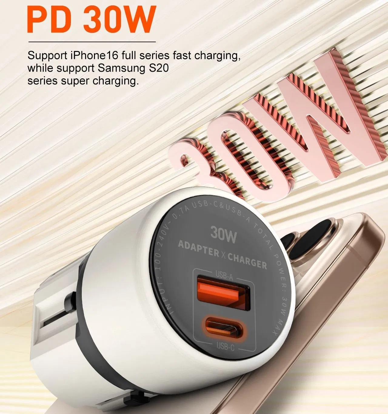 Ldnio Q2319 Compact USB-C Fast Charge Travel Charger