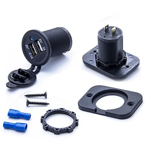 Dual USB Car Charger Panel 3