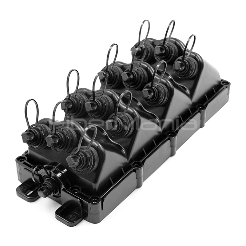 China Factory OEM IP68 Waterproof Corning OptiTap Compatible MST Multiport Service Terminal Box 4-12 Ports Outdoor FTTA FTTH Fiber Optic Distribution