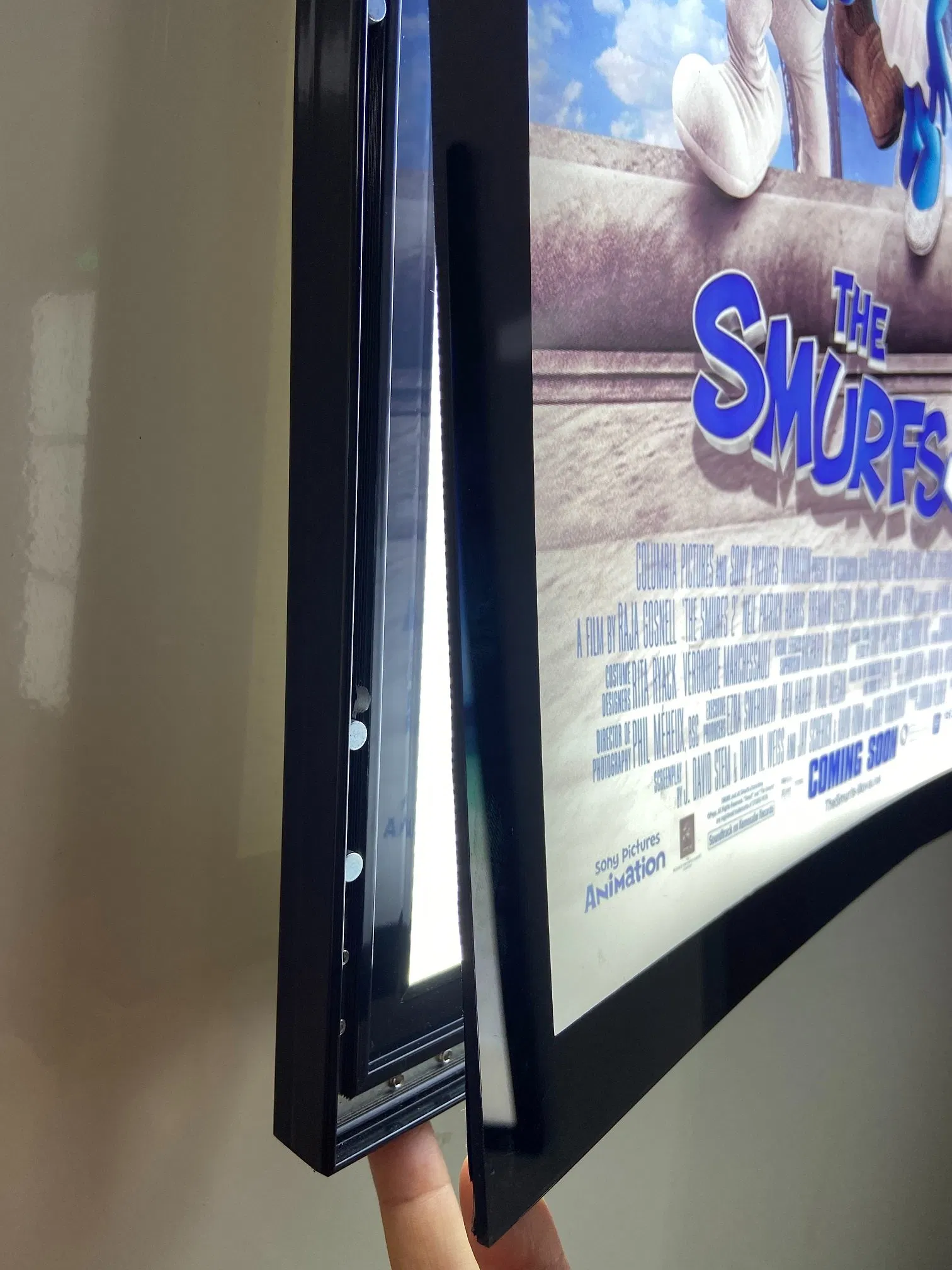 Advertising LED Ultra Thin Acrylic Board Display High Quality LED Magnetic Slim Light Box