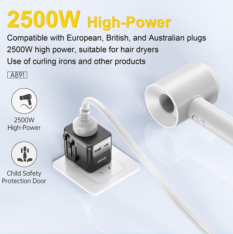 Cheap Price Phone Charger World International Travel Plug Adapter 2.4A World Travel Charger Wall Charger