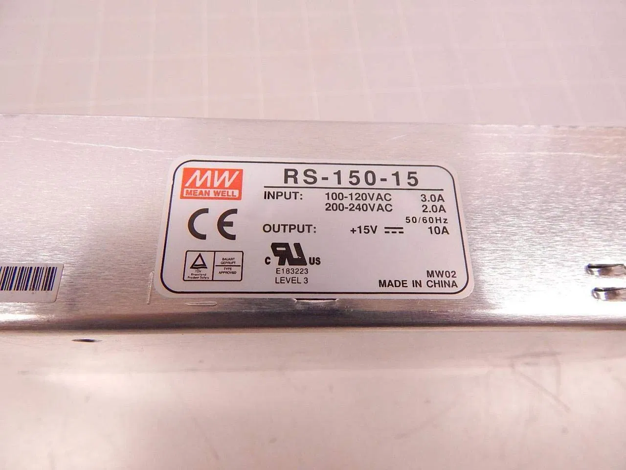 China Original Meanwell RS 150 150W Mini Switching Power Supply