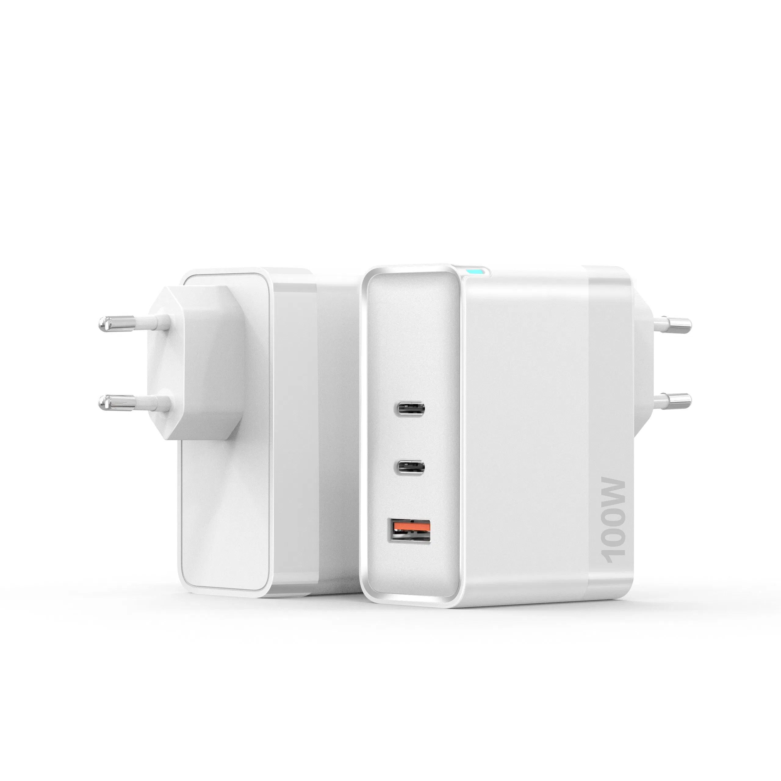 Wholesale 100W Pd a+Dual USB C Fast Charger Portable Adapter Mobile Charger for Us EU UK Plug