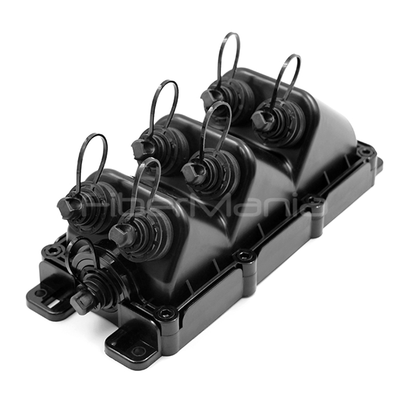 China Factory OEM IP68 Waterproof Corning OptiTap Compatible MST Multiport Service Terminal Box 4-12 Ports Outdoor FTTA FTTH Fiber Optic Distribution