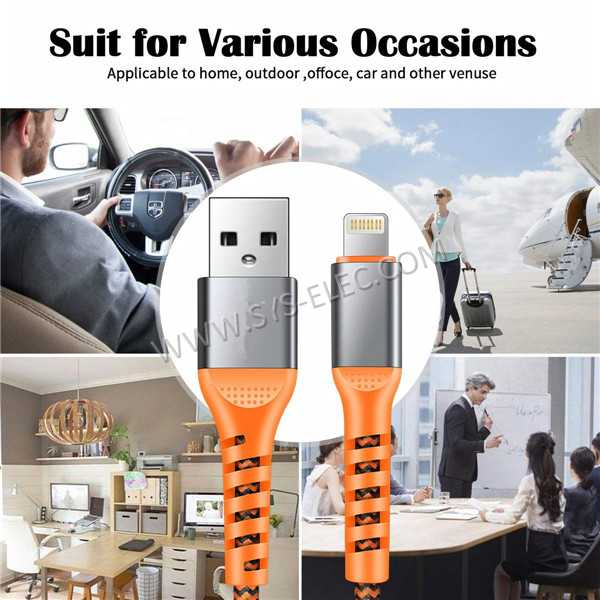 OEM Apple Mfi Certified USB-a to Lightning Cable Charger for iPhone