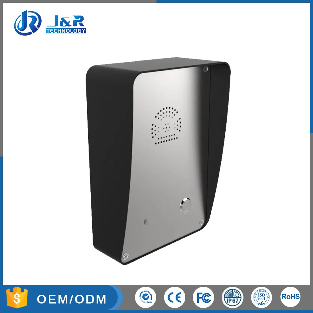 Vandal Resistant Emergency Call Box, Weatherproof Hands Free GSM Telephone for Outdoor